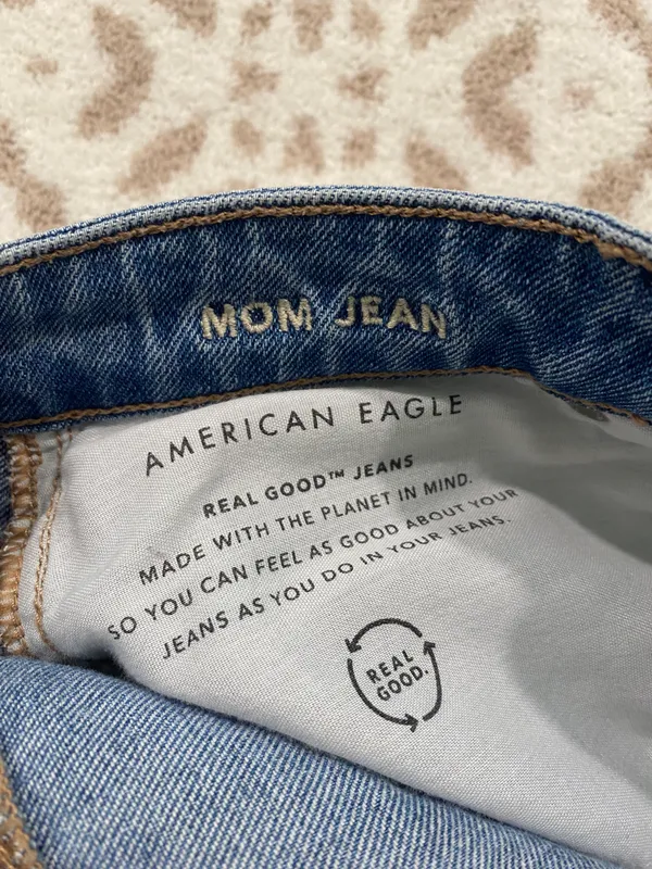 American Eagle Outfitters Ripped Mom Jean - Image 6