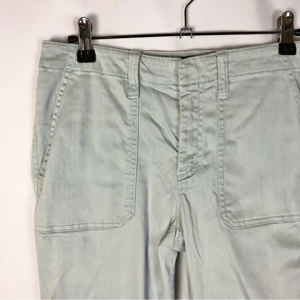 J. Crew Light Blue Skinny‎ Stretch Cargo Pants 27 - Image 3