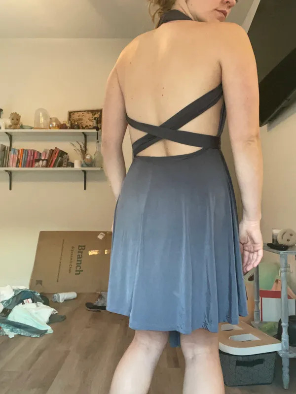 Gray Infinity Dress - Image 2