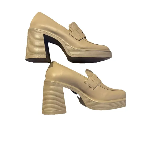STEVE MADDEN Leather Platform Loafer Womens Size 10M - Image 3