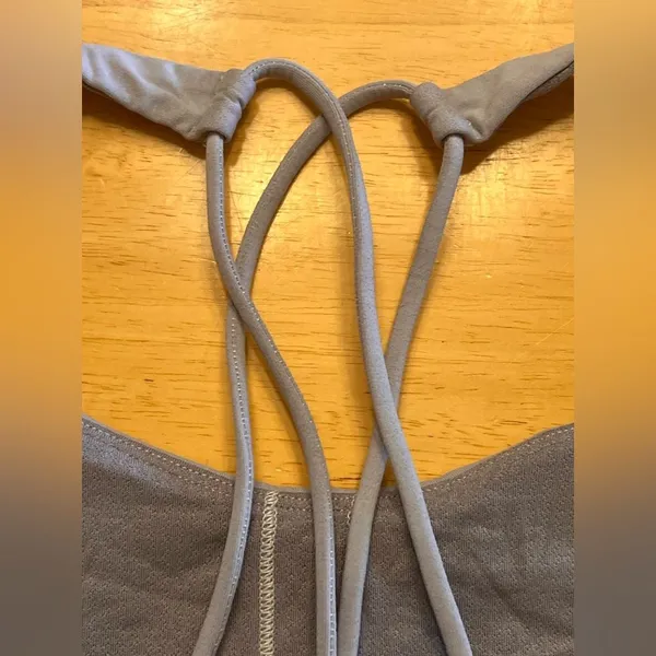Gray Women's Sports Bra - Image 4