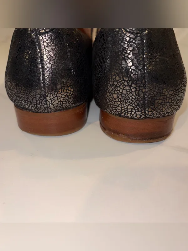 Jack Rogers Audrey Gunmetal Loafers 10 EXC CONDITION - Image 5