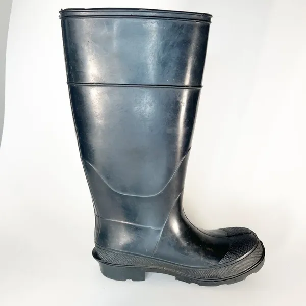 LaCrosse Black Rubber Steel Toe Safety Work Boots ANSI Z41 Women 7.5 / Men 6 - Image 9