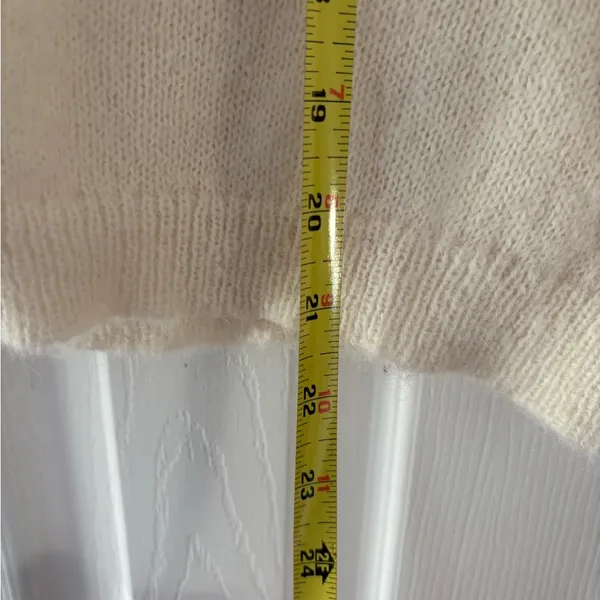 Melrose and Market‎ Cream Crew Neck Sweater with Plush Texture NWOT Size XL - Image 4