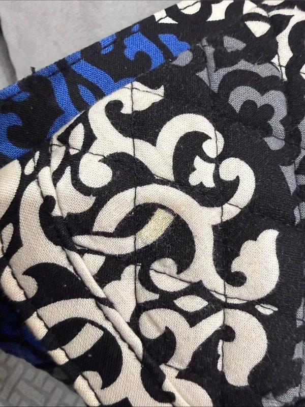 Vera Bradley Hipster Crossbody Canterbury Cobalt Tablet Bag w/Adjustable Strap - Image 8