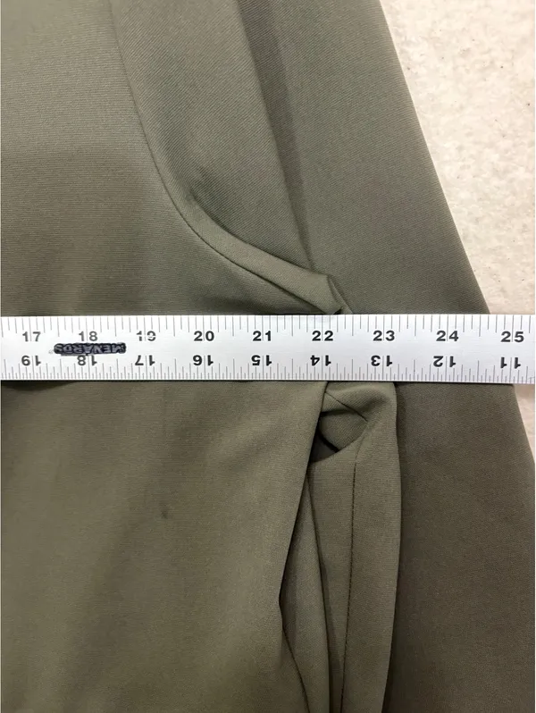 Old Navy XL Olive Green Stretch Blazer Jacket Women’s - Image 4