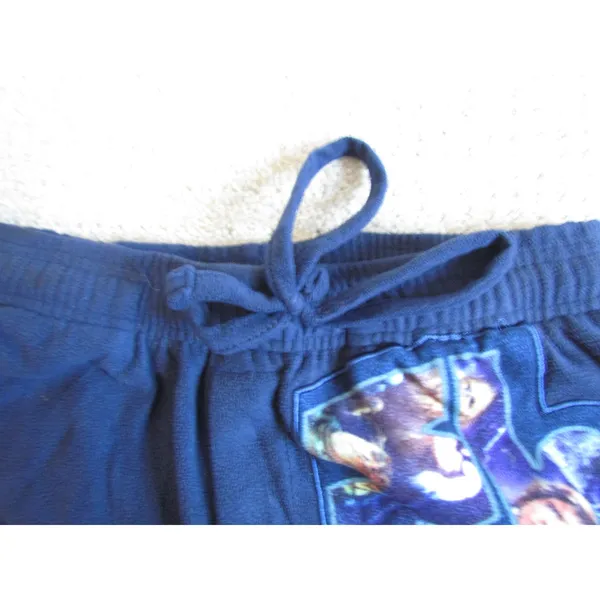 Star‎ Wars Fleece Lounge Pants Medium Navy Blue Graphic Sleepwear Pajamas - Image 6