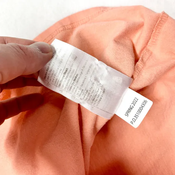 Carhartt Loose Fit Pocket Tee‎ Womens M Peach Short Sleeve Cotton Blend T-Shirt - Image 9