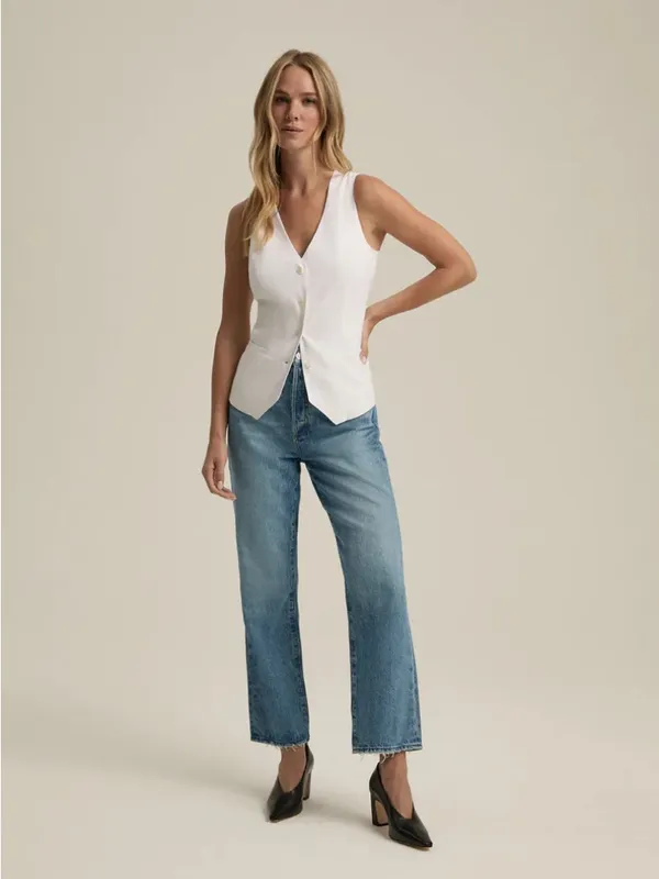 NWT‎ Favorite Daughter Otto High Rise Boyfriend Ankle Margate Womens Size 26 - Image 2