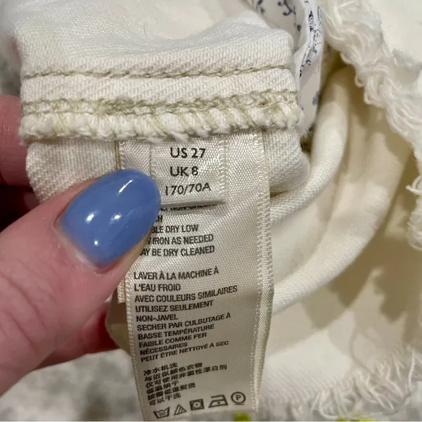 Free People Brea Cut Off Denim Skirt - Image 11