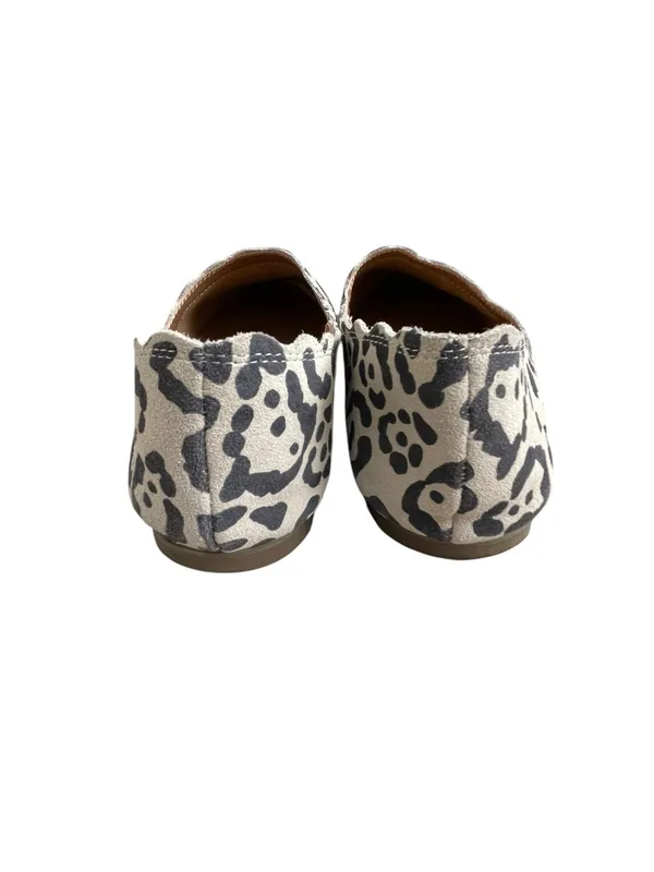 Lucky Brand Cloeey Leopard Print Suede Scalloped Loafer Shoes Women’s Size 8 - Image 4