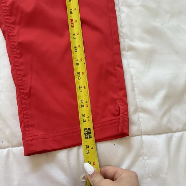 NVO by Lanctot Cropped Pants Womens 2 Red Golf Preppy Outdoor Activewear‎ Luxury - Image 6