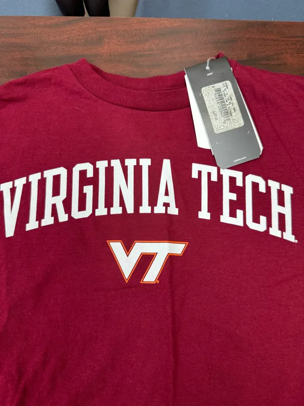 NWT Adidas Virginia Tech Short Sleeve T-Shirt Size Large - Image 2