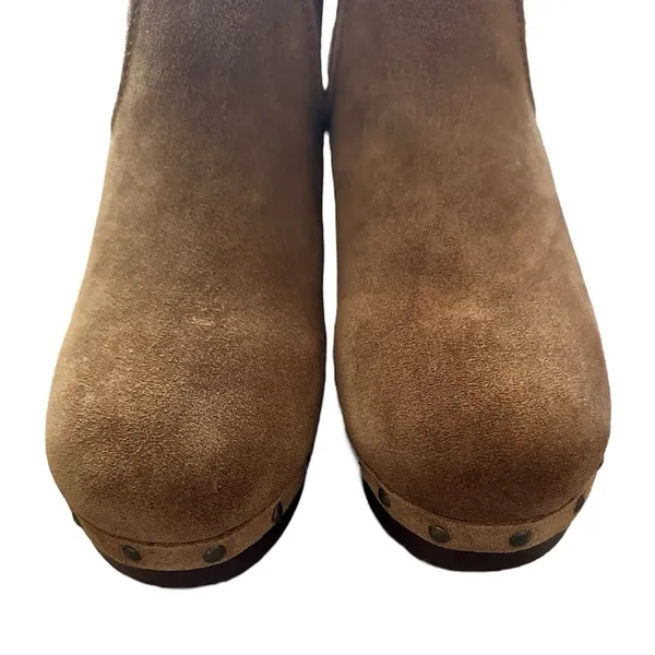 NIB MADEWELL The Marceline Clog Boot in Shearling Toffee Size 5.5 - Image 4