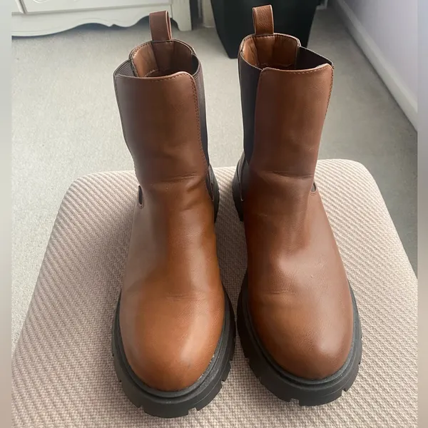 Primark Brown Ankle Boots - Image 3