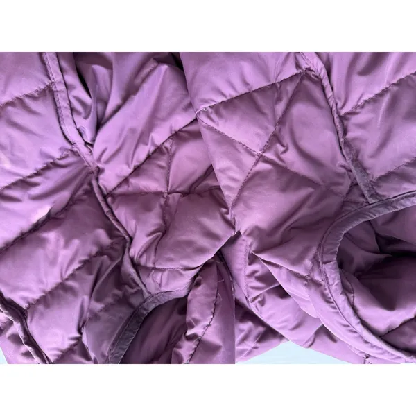 Lululemon 800 Fill Down Jacket Womens Small Hooded Purple Puffer Lightweight - Image 8