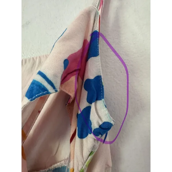 Paper Heart Colorful Celestial Open Back Abstract Maxi Dress Size Small - Image 8