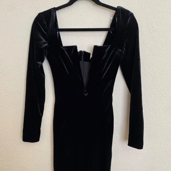 House of CB the Charlotte Plunge Maxi black Dress Size XS‎ NWOT - Image 8