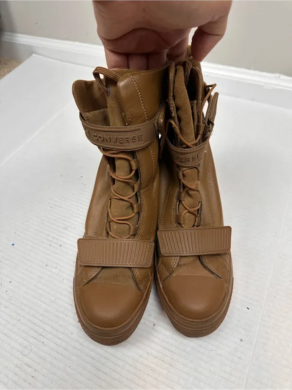 Converse Chuck Taylor All Star GR82 Platform Boots •Women 8.5• Tan 570529C EXC - Image 7