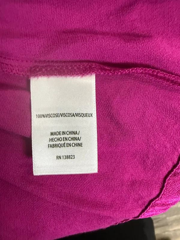 Shyanne Deep Magenta Lace-Trim Smocked Tank - Image 7
