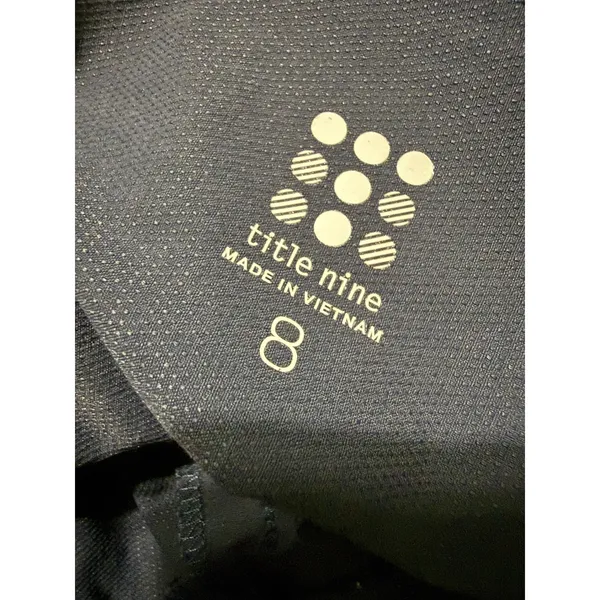 Title Nine Clamber Pants Womens 8 Blue ruched Hiking Cargo Crop Trousers - Image 7