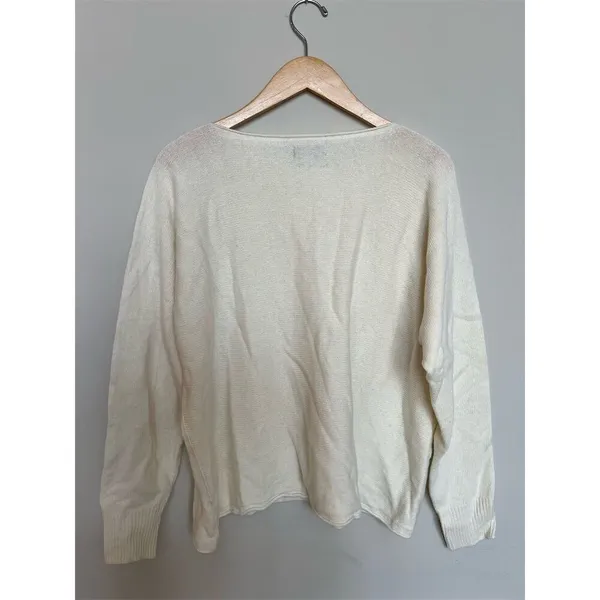NWT Bianco & Blu Italy Merino Wool & Cashmere Blend Sweater Size L - Image 3