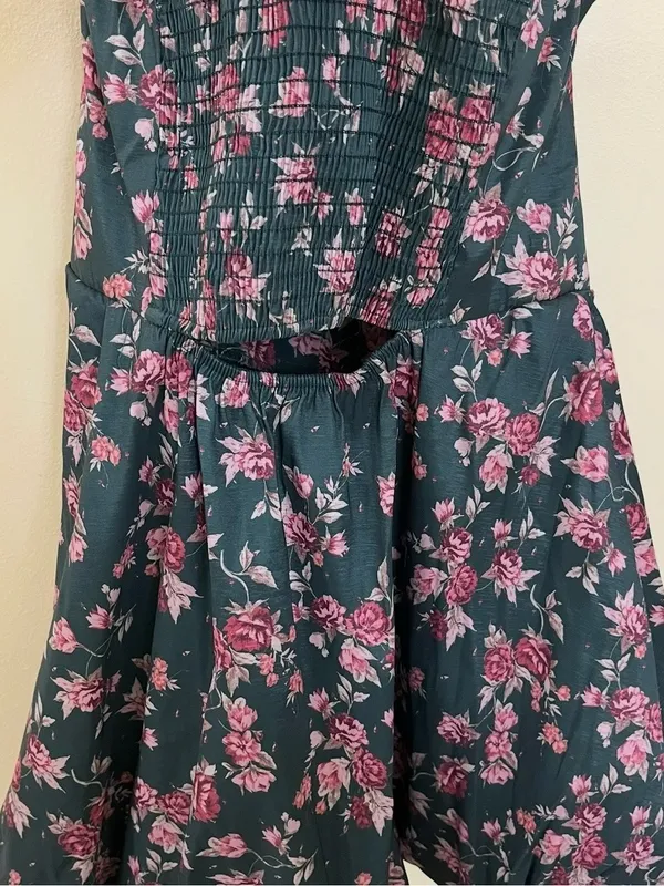 NEW Altar’d State Floral Bubble Mini Dress Size Medium NWT - Image 7