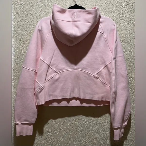 Lululemon Scuba Oversized Half Zip Hoodie Jacket Strawberry Milkshake Size XS S - Image 8