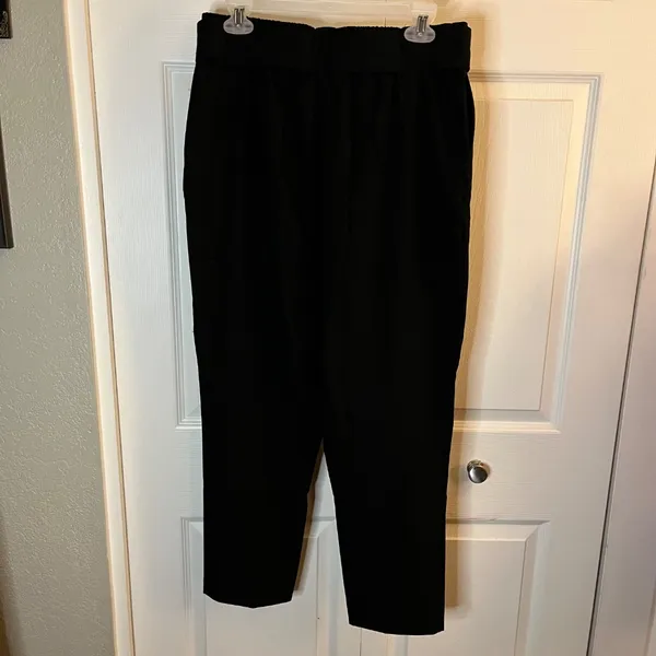 Rachel Zoe Tie Belt Black Pants size 10 - Image 2