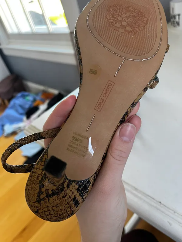Vince Camuto Alligator Kitten Heels - Image 3