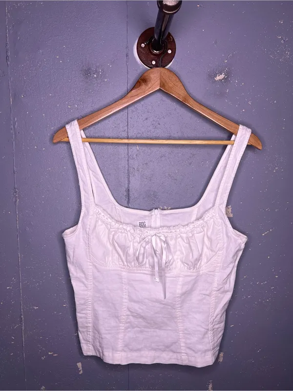 BDG LINEN MIX PRAIRIE CAMI - XL - Image 3