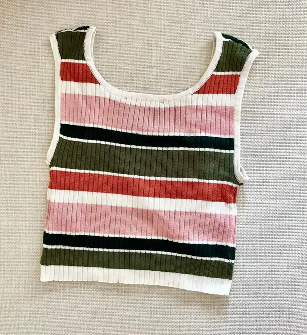 Princess Polly Stripe Crop Tank Top by MINKPINK - Image 4