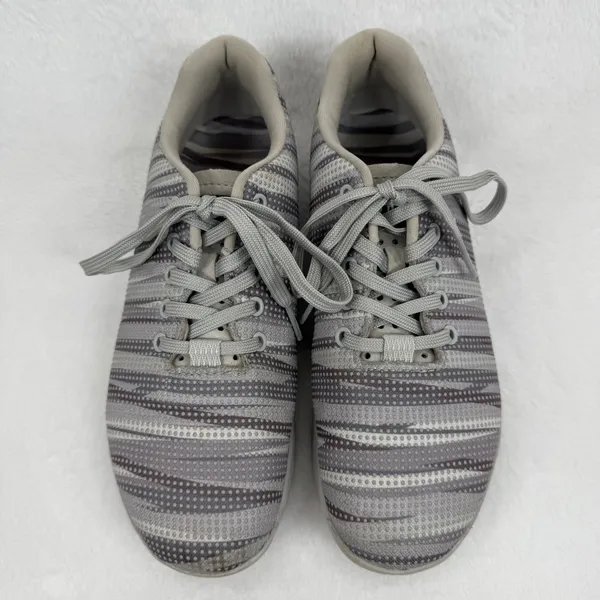 NOBULL Training Shoes Women's Size 10.5‎ Gray Stripe Trainer Sneakers - Image 5