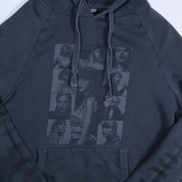 Taylor Swift The Eras Tour Hoodie Women L Charcoal Grey Concert Merch - Image 9