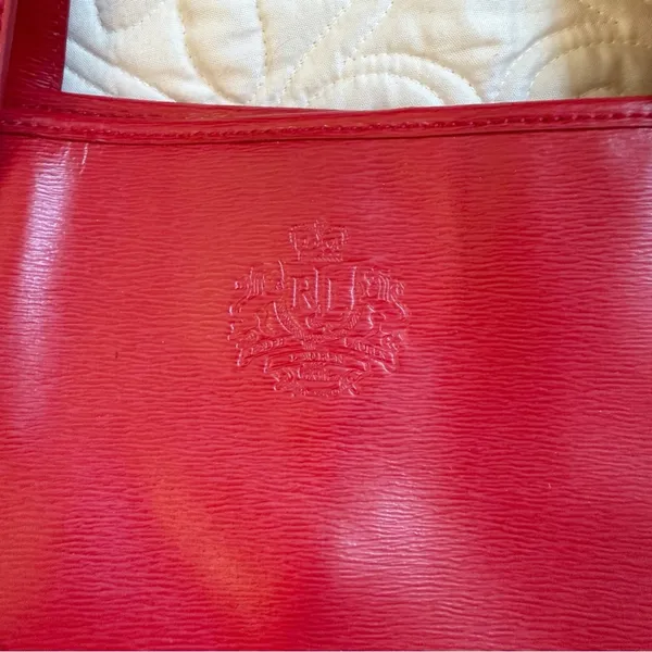 Ralph Lauren Red Newbury Classic Tote - Image 4