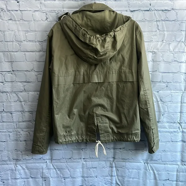 Abercrombie‎ & Fitch green utility zip up jacket women’s size small - Image 3