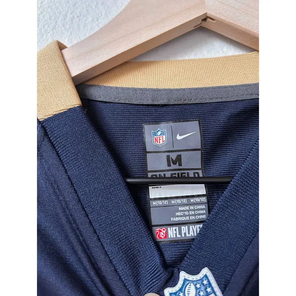 Nike On-Field Los Angeles Rams Official NFL Jersey Youth Size M 10/12 Gurley 30 - Image 3