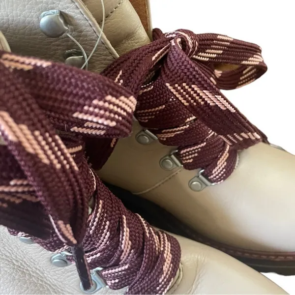 gentle souls Kenneth Cole Brooklyn 2.1‎ Combat Boots 8 Cream - Image 8