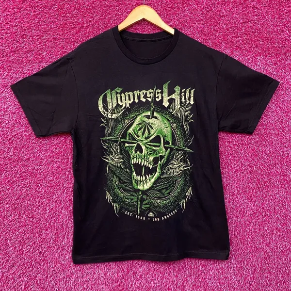 Cypress Hill Skull Graphic Black T-Shirt XXL - Image 3