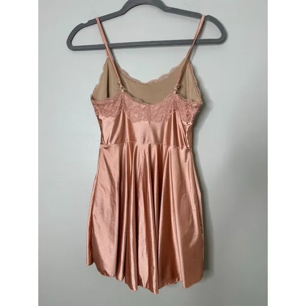 Free People FP Movement‎ Satin Lace Top S Bodysuit Babydoll Ballerina Coquette - Image 4