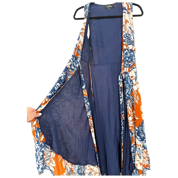 NWT Lulus Desert Trip Floral High-Low‎ Sleeveless Wrap Dress Size XS Feminine - Image 7