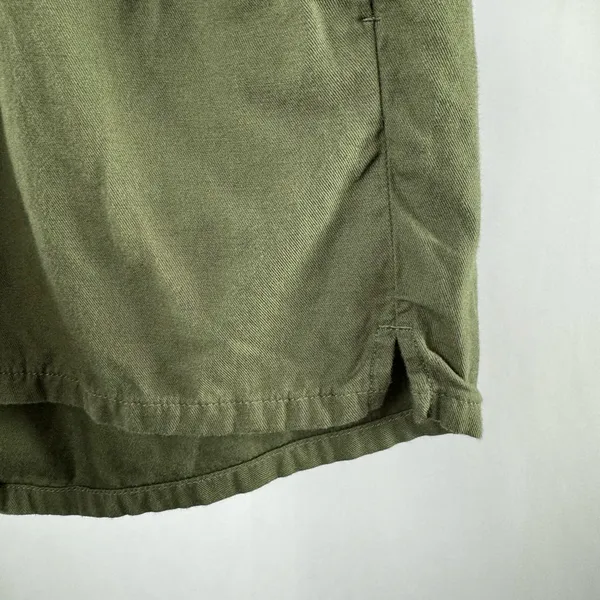 Madewell‎ Pull On Cloth Shorts in Green Size Small - Image 3