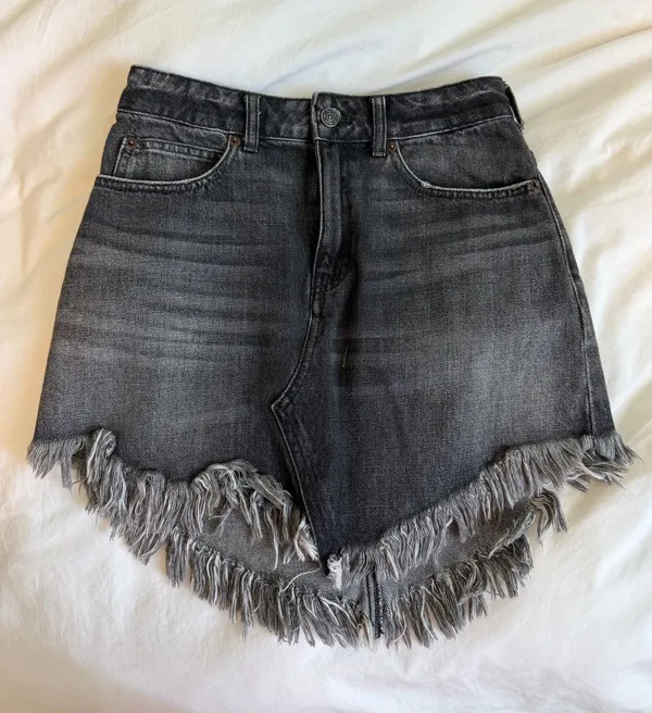 Free People Bailey Denim Mini Skirt - Image 2