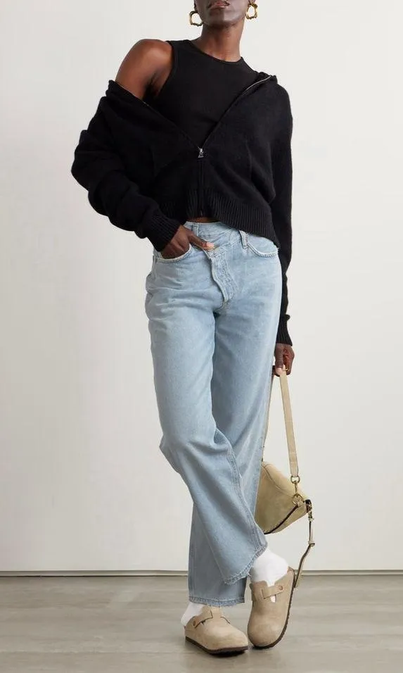 AGOLDE Criss Cross boyfriend jeans light wash 23 - Image 5