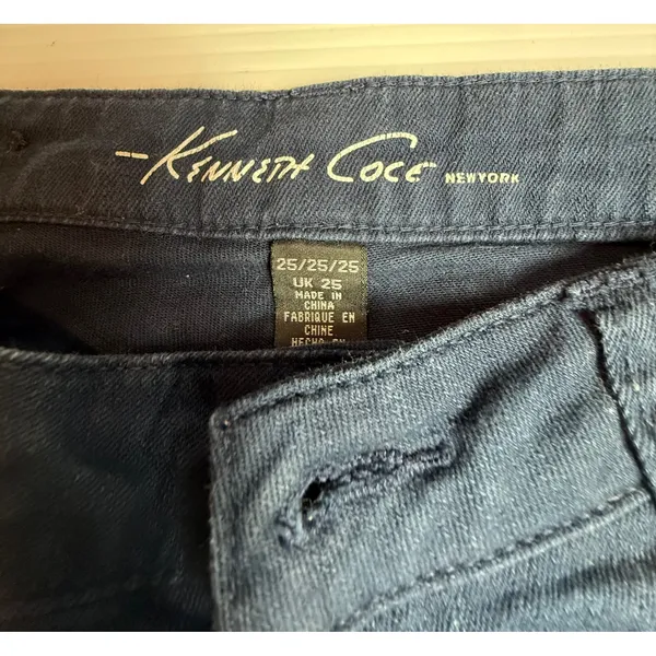 Kenneth Cole New York Jeans Size‎ 25 Dark Wash Denim Stretch - Image 3