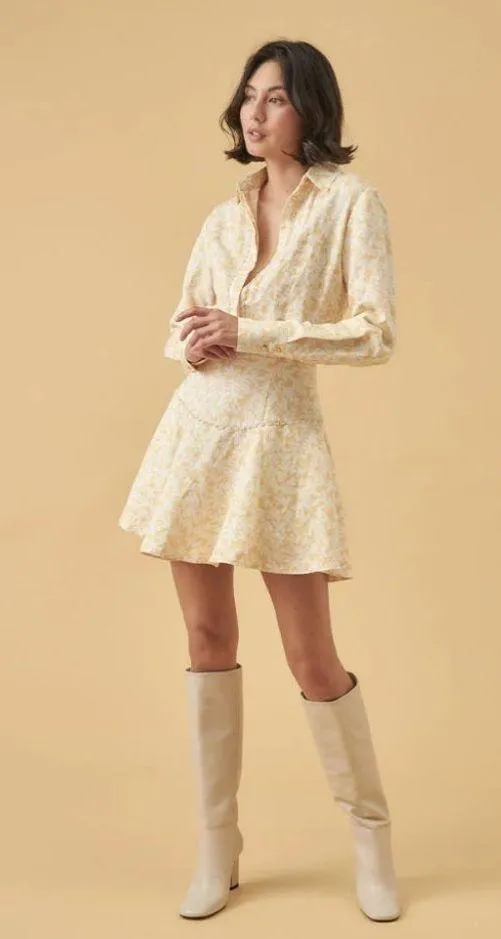 Mon Renn Banks Print Mini Dress - Banks Print - Image 2