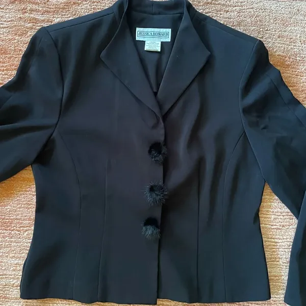 Free with purchase 🛍️Vintage “Jessica Howard “black jacket - Image 4