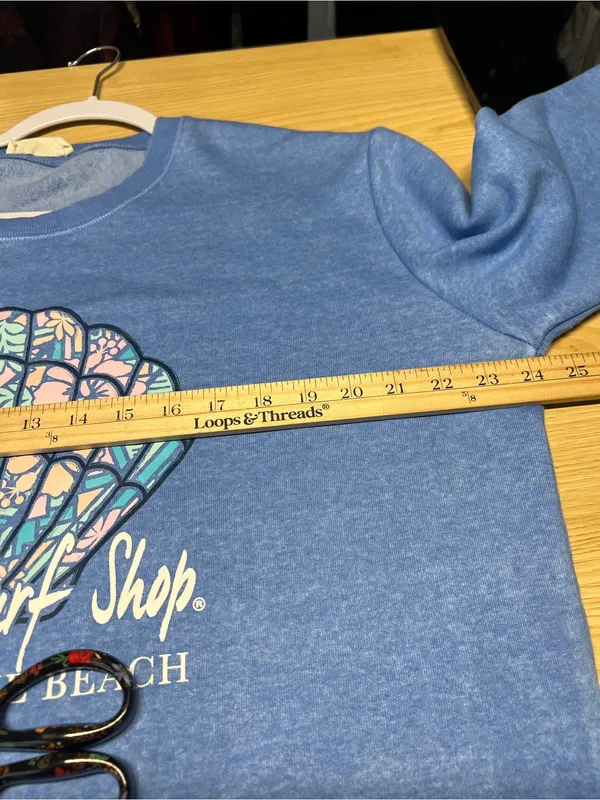 Ron Jon Surf Shop‎ Always at the Beach Seashell Graphic Sweatshirt Size L - Image 10