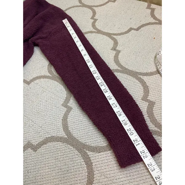 Natural Life Cozy Up Sweater Dress Purple Maroon Knit Cozy Long Sleeve Size L - Image 6