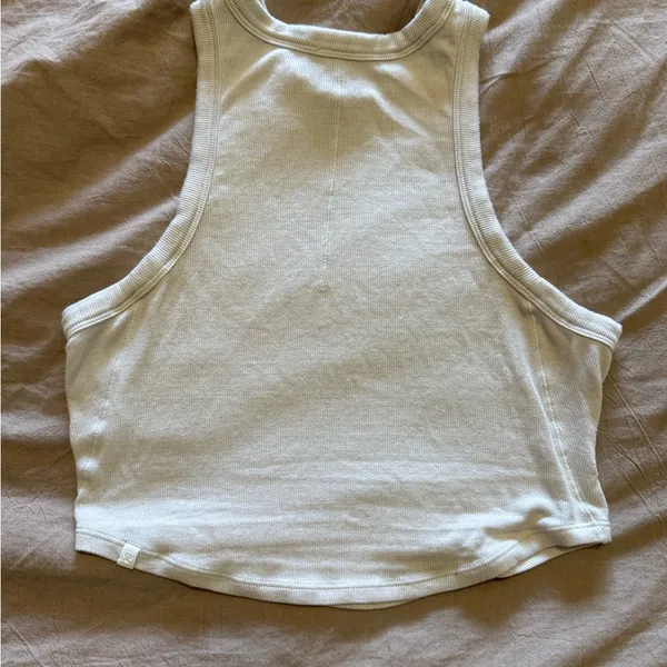 Lululemon hold tight cropped tank top in bone - Image 3